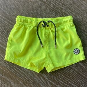 BinkyBro Neon Green Baby Swim Shorts